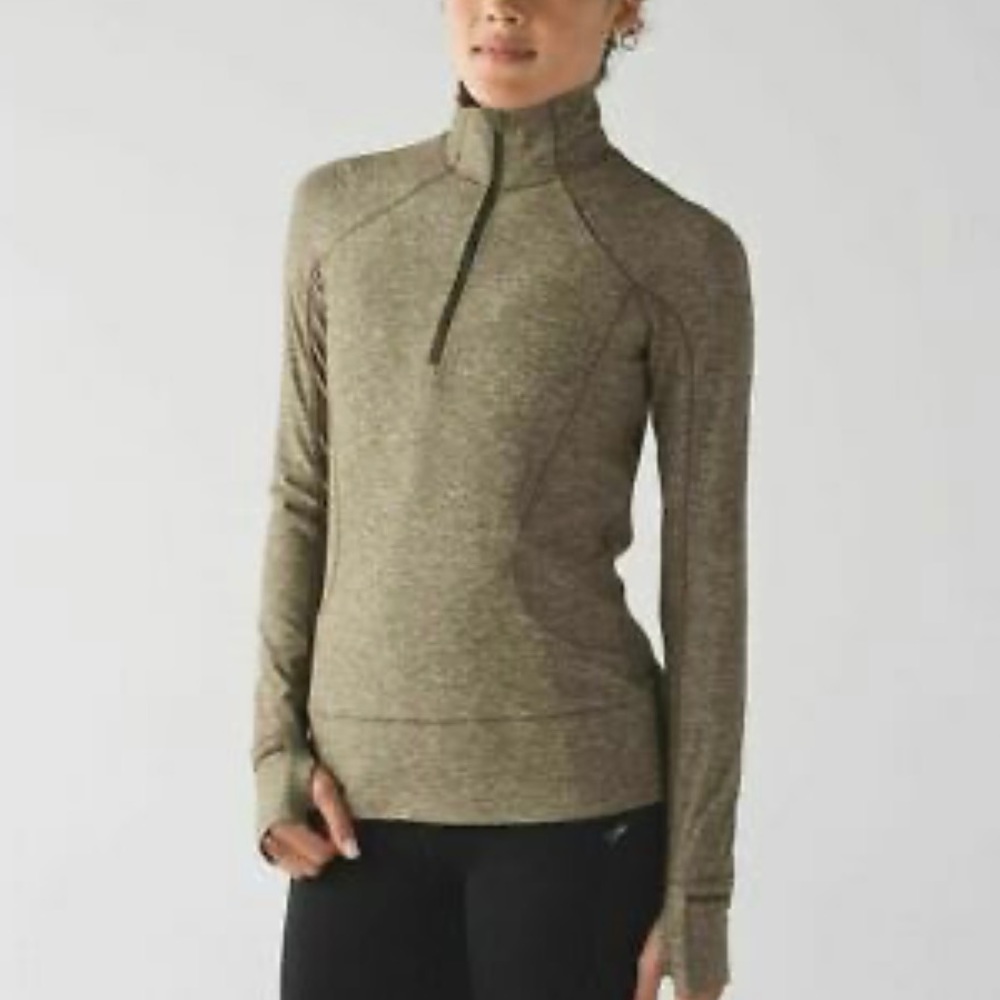 lululemon athletica Olive Green Women's Top